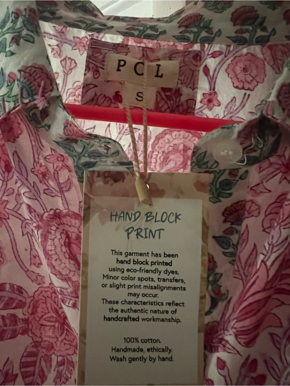 POL Floral oversized shirt— Hand Block Print